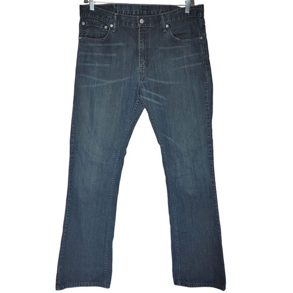Levi's Jeans  Men's 527 Bootcut Size 36 x 34 Medium Wash Blue Denim 5 Pocket - Picture 1 of 9